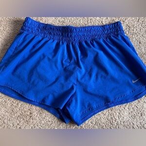 Women’s Nike Dri-Fit Athletic Shorts, Size Large, Blue